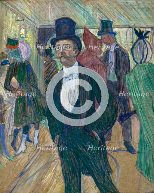 Monsieur Fourcade , 1889. Creator: Toulouse-Lautrec, Henri, de (1864-1901).