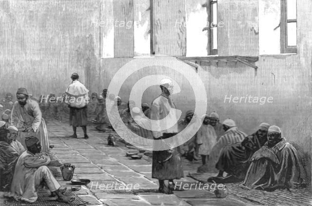 ''Emin Pasha's People "At Home" in the Abbassiyeh Barrack's, Cairo', 1890. Creator: Unknown.