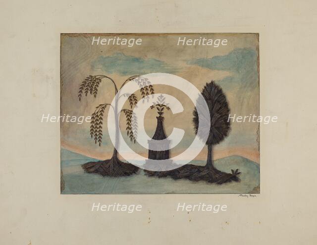 Memorial Picture, c. 1937. Creator: Stanley Mazur.