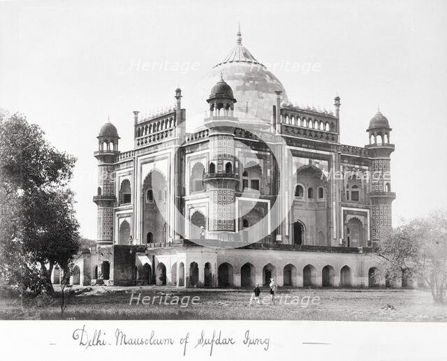 Delhi, Mausoleum of Sufdar Iung, Late 1860s. Creator: Samuel Bourne.