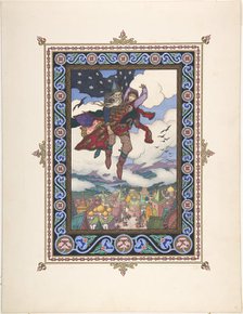 Illustration for the Fairy tale Marya Morevna, c. 1925. Artist: Zvorykin, Boris Vasilievich (1872-after 1935)