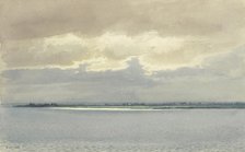 Flat landscape, 1863. Creator: Carl Theodor Reiffenstein.