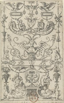 Grotesque Panel, 1562. Creator: Jacques Androuet Du Cerceau.