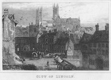 'City of Lincoln', 1845. Artist: Thomas Dugdale.