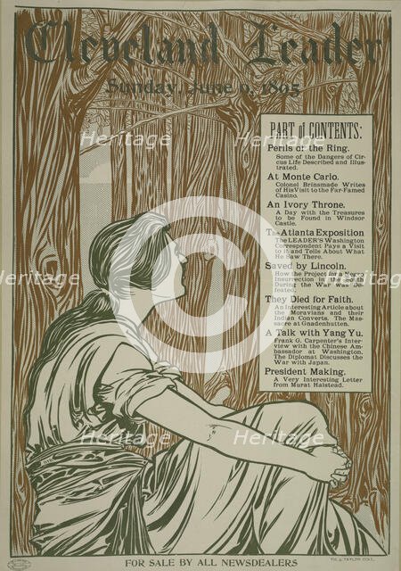 Cleveland leader. Sunday, Jun 9, 1895, c1893 - 1897. Creator: Unknown.