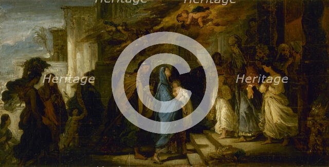 Esquisse pour l'église Notre-Dame-de-Lorette : la Présentation au temple, 1826. Creator: François Joseph Heim.