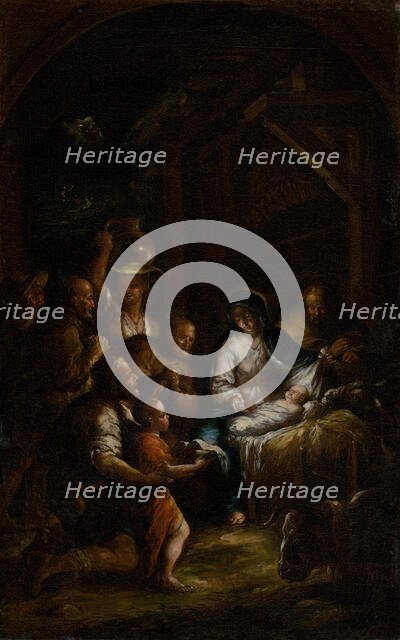 The Birth, 1760-1770. Creator: Franz Xaver Wagenschon.