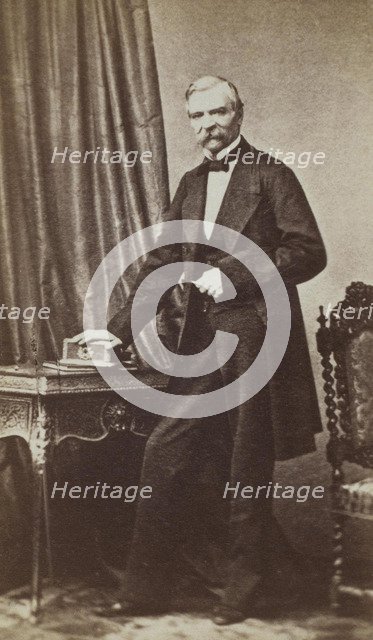 Portrait of Mikhail Naryshkin (1798-1863), 1860s. Artist: Anonymous  