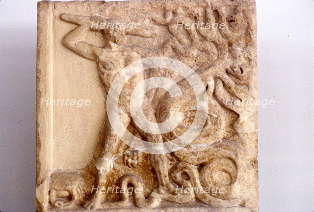 Hercules fights the Lernaean Hydra, Relic from Lerna, 3rd Century BC. Artist: Unknown.