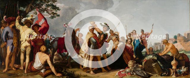 Coronation Scene, 1629. Creator: Abraham Bloemaert.