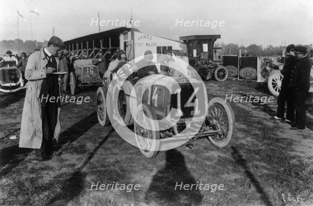 1908 Grand Prix de L'ACF, Mors driven by Jenatzy. Creator: Unknown.