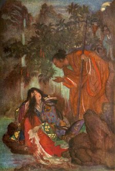 'Raiko and the Enchanted Maiden', 1912. Creator: Evelyn Paul.