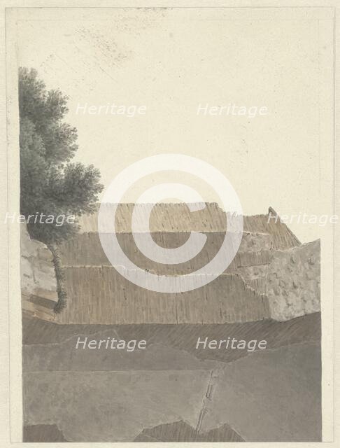 Part of the Vault of the Temple of Minerva Medica in Rome, c.1809-c.1812. Creator: Josephus Augustus Knip.