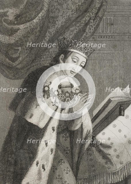 Alfonso VIII of Castile, (1155-1214), called the Noble or the one of the Navas, 1853.  Creator: Antonio Roca Sallent.