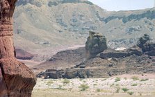 Site of King Solomon's Mines in the Neggu desert, 10th century BC. Artist: Unknown