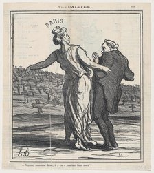 Voyons, monsieur Réac..., 30 March 1871. Creator: Honore Daumier.