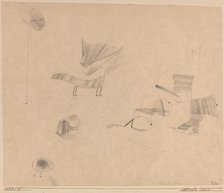 Verhexte Tiere (Bewitched Animals), 1922. Creator: Paul Klee.