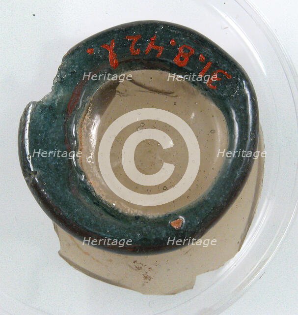 Foot of a Vessel, Coptic, 4th century. Creator: Unknown.