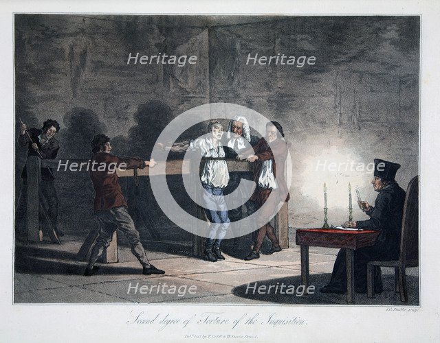 'Second Degree of Torture of the Inquisition', 1813.  Artist: LC Stadler