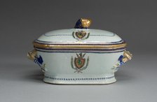 Tureen with Cover, c. 1787/90. Creator: Unknown.