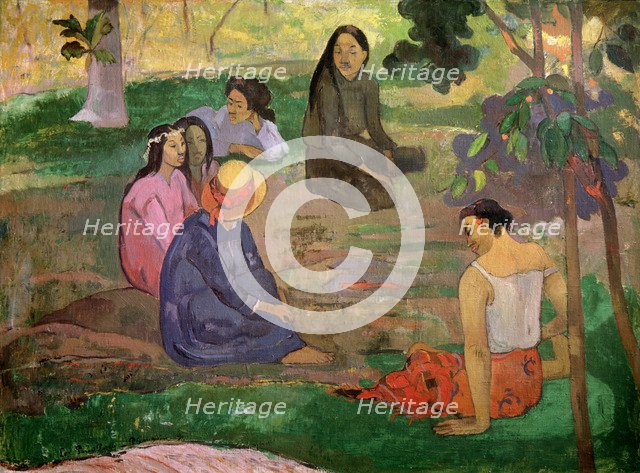 'Les Parau Parau (Conversation)', 1891. Artist: Paul Gauguin