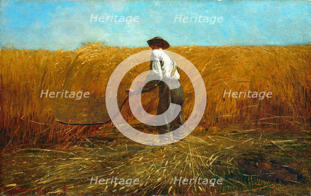 The Veteran in a New Field, 1865. Creator: Winslow Homer.