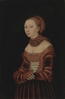 Portrait of a young woman, 1525. Creator: Lucas Cranach the Elder.