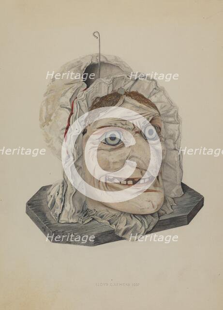 Witch Lantern, 1937. Creator: Lloyd Charles Lemcke.