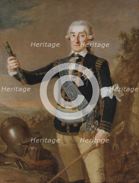 Johan August Meijerfeldt, 1725 - 1800. Count, field marshal, 1792. Creator: Per Krafft the Elder.