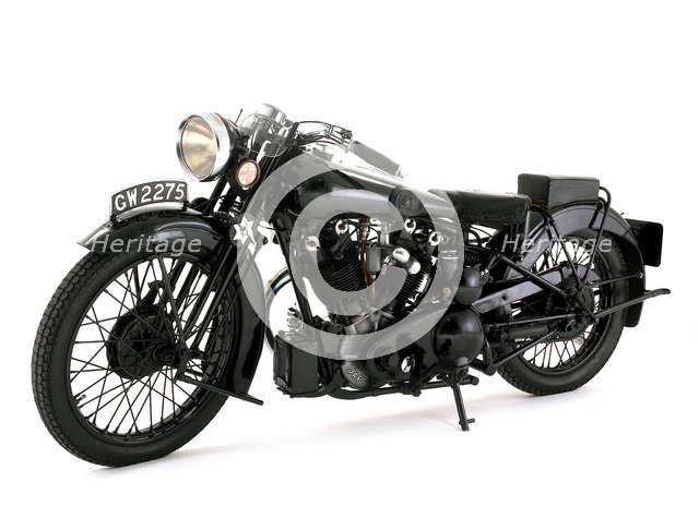 1932 Brough Superior 10hp SS100, Lawrence of Arabia's Bike. Artist: Unknown.