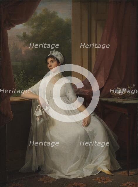 Portrait of Gertrud Hage, née Heitmann, 1798-1801. Creator: Jens Juel.