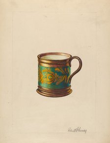 Luster Mug, c. 1937. Creator: Robert Schuerer.