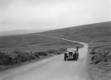 MG Magnette of KG Moss competing at the MCC Torquay Rally, July 1937. Artist: Bill Brunell.