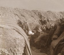 Front line trenches, Beauséjour, northern France, c1914-c1918. Artist: Unknown.