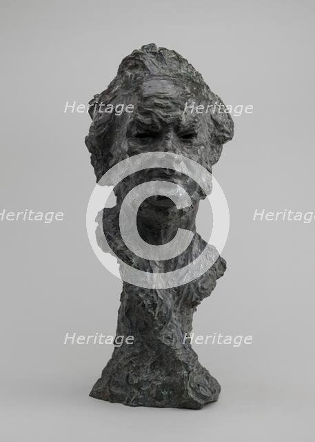 Self-Portrait, c. 1855. Creator: Honore Daumier.