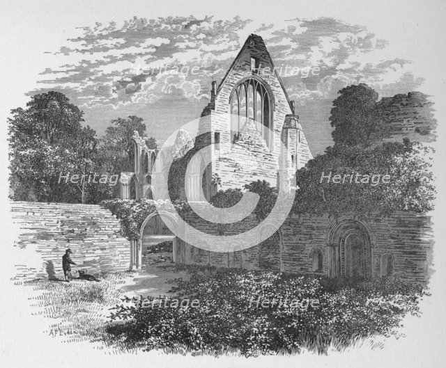 'From the Cloister Court', Dryburgh Abbey, c1880, (1897). Artist: Alexander Francis Lydon.