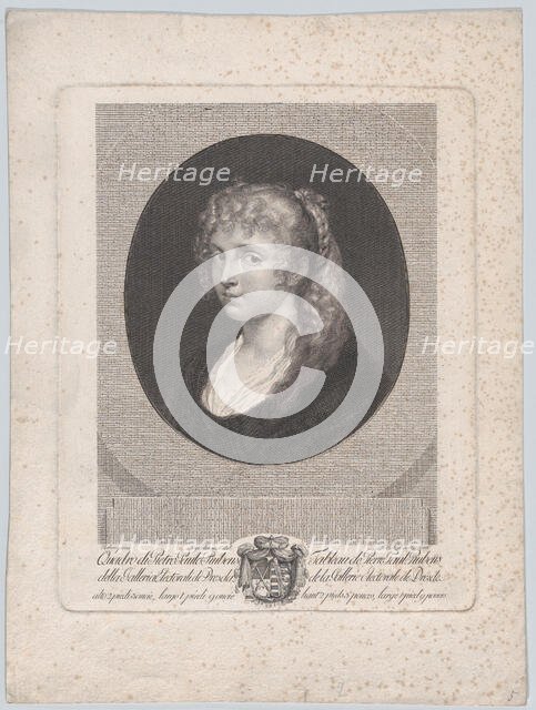 Portrait of a young woman, 1786. Creators: Crescentius Josephus Johannes Seydelmann, Christian Friedrich Stölzel.