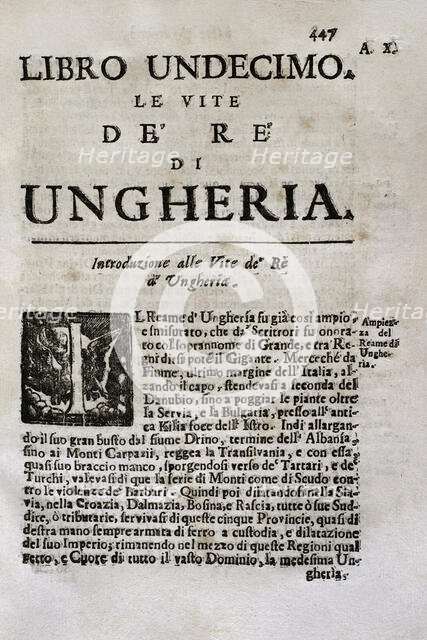 "Mappamondo Istorico", Volume IV, Part two: Kingdoms arising from the decline and fall...1710.  Creator: Antonio Foresti.