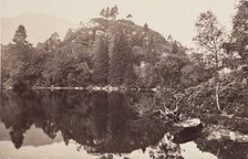 Loch Katrine, looking to Roderick Dhu's Watch Tower, between 1870 and 1880. Creator: George Washington Wilson.