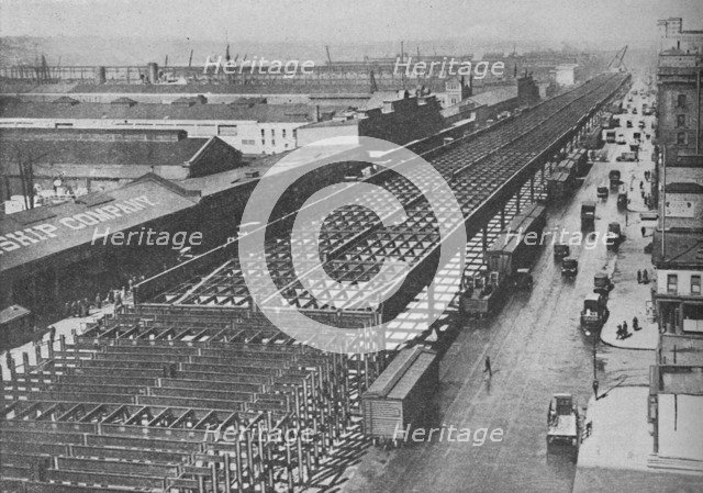 'Four Miles of Super-Track for Speeding in New York City', c1935. Artist: Unknown.