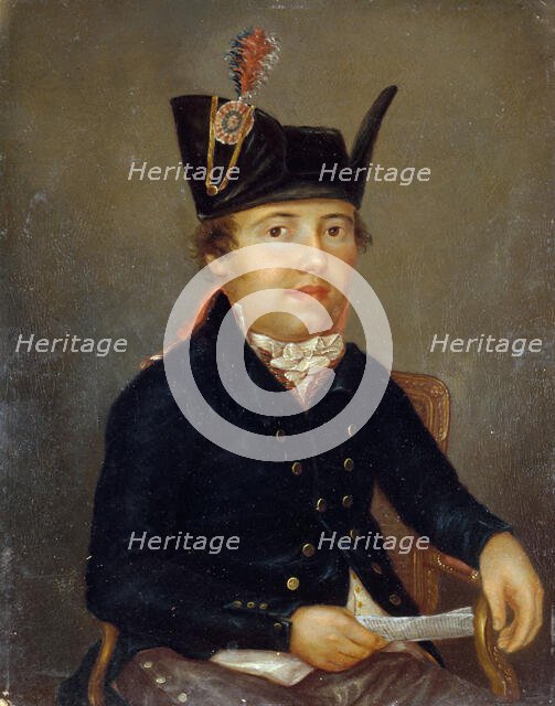 Pierre-François Palloy, dit le Patriote (1755-1835), entrepreneur chargé de la démolition..., c1789. Creator: A Donchery.