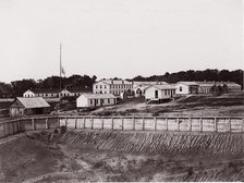 Geisboro D.C., Barracks at Fort Carroll, 1863-64. Creator: Unknown.