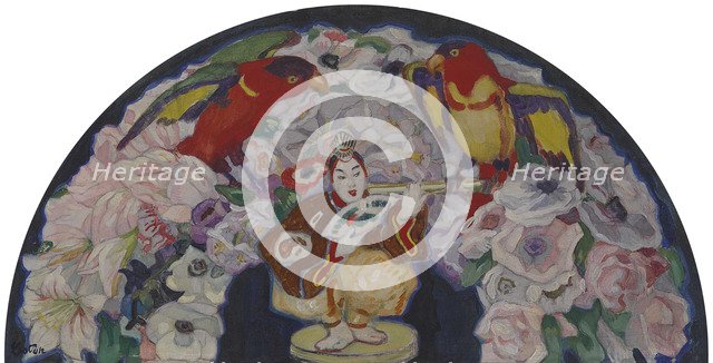 Supraporte with a Parrots, 1912.