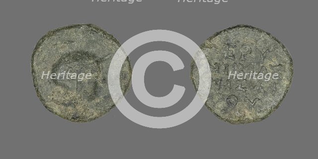 Coin Depicting the Goddess Athena, 300-200 BCE. Creator: Unknown.