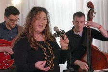 Sara Colman, Sara Colman Band, Watermill Jazz Club, Dorking, Surrey, 28 Jan 2020. Creator: Brian O'Connor.