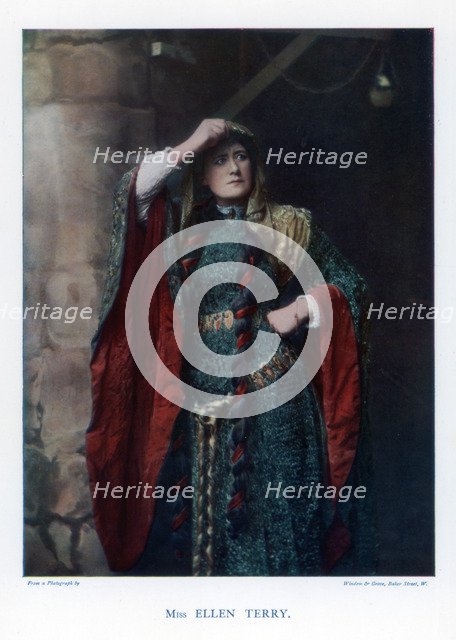 Dame Ellen Terry, English stage actress, 1901.Artist: Window & Grove
