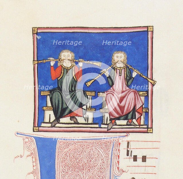 Illustration from the codex of the Cantigas de Santa Maria, c. 1280. Creator: Anonymous.