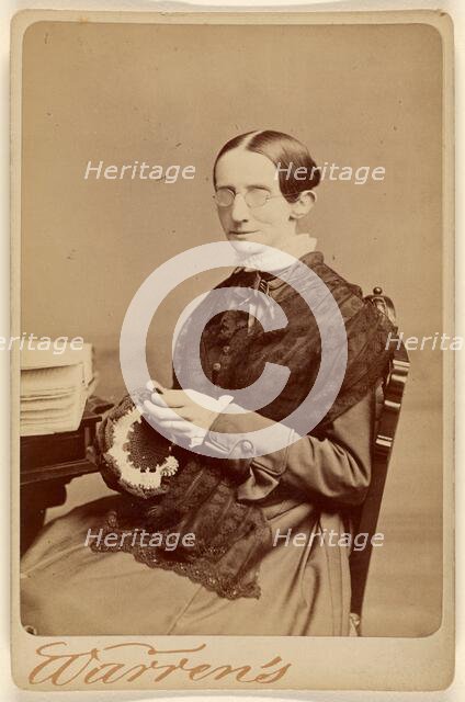 Laura Bridgman, about 1870. Creator: George K Warren.