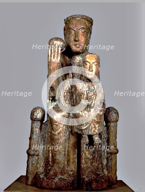 Marquet Virgin, Catalan carving.