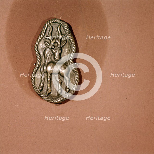 Silver Plague of Deer from Northern Mongolia, c1st century BC. Artist: Unknown.